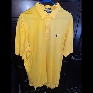 Ralph Lauren Vintage Lisle Polo Golf Polo Shirt Size XL